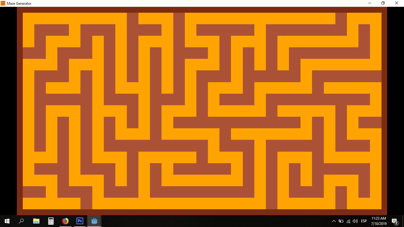 Maze Generator With Hidden Message